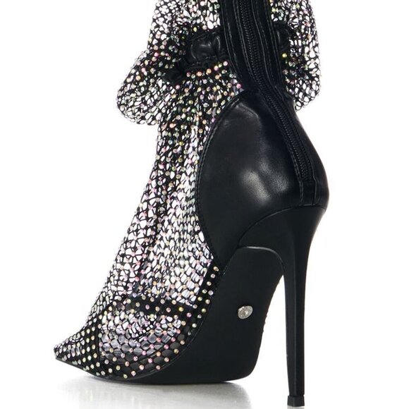 AZALEA WANG" CONVENIENTLY COVERED " BLACK STILETTO PUMP( BRAND NEW !!!!! - Picture 3 of 7